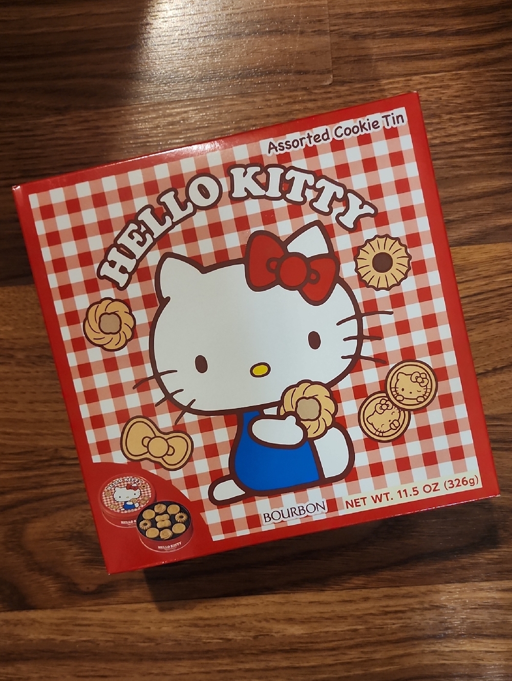 New Limited Edition Hello Kitty Assoryed Cookie Tin 11.5 Oz